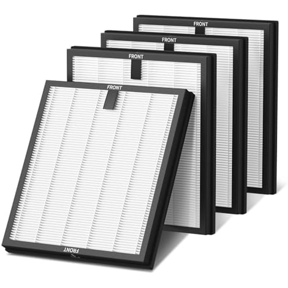 HY4866 Replacement Filter Compatible with MORENTO HY4866, WESTHEY HY4866, YIOU M1 Air Purifier, 3-in-1 H13 Ture HEPA Replacement Filters (Extra 4 Pre-filter) Enhanced Version for HY4866, 4 Pack