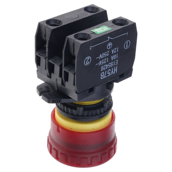 HY57B Emergencies Stop Push Button Switches Mushroom Head Emergencies Stop Rotating Switches Round Pushbutton Switches