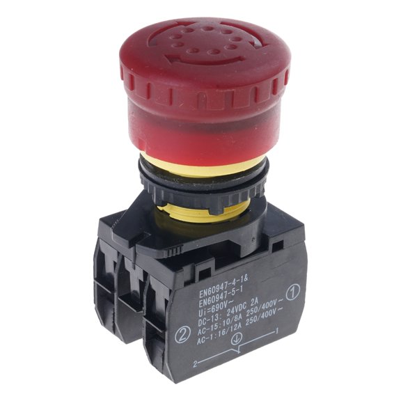 HY57B Emergency Stop Push Button Switches Round Industrial Pushbutton Switches