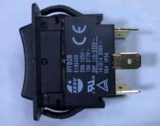 HY60B KEDU Electric Rocker Switches 110-277VAC 6-Terminals ON-OFF-ON ...