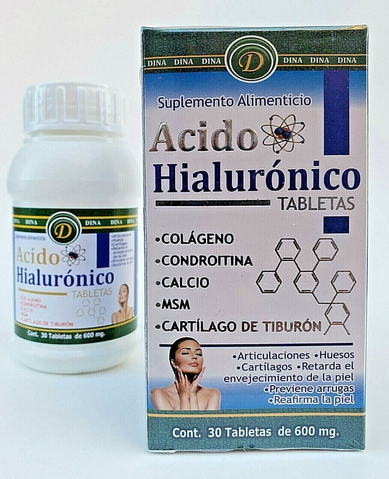 HYALURONIC Acid Collagen Chondroitin (30 Tablets)