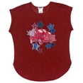 thumbnail image 1 of HYBRID APPAREL - Americana Pickup Truck - Women's Short Sleeve Graphic T-Shirt, 1 of 3