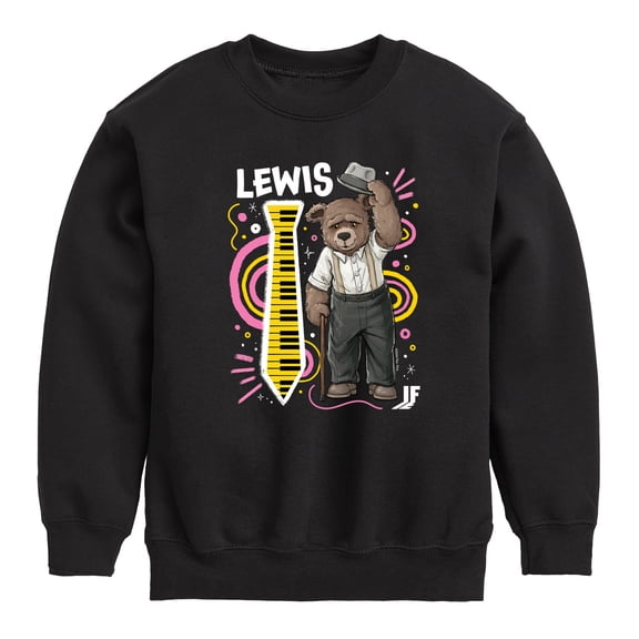 HYBRID APPAREL - Lewis Boys' Graphic Long Sleeve Fleece Sweatshirt