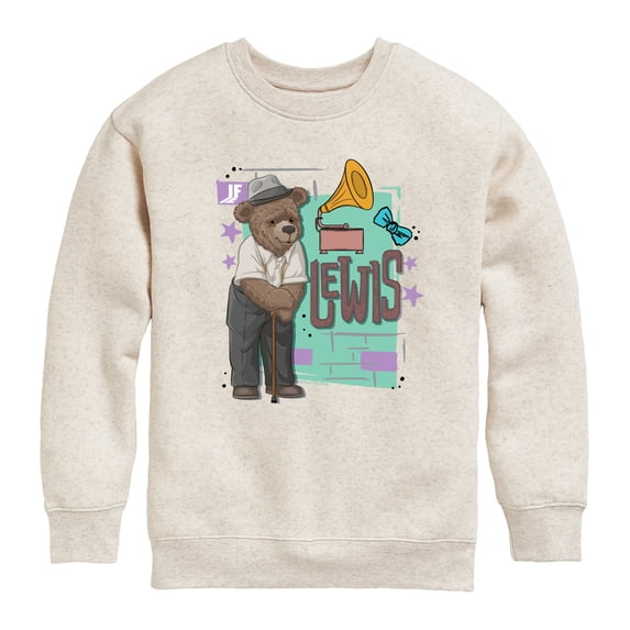 HYBRID APPAREL - Lewis Poster Boys' Graphic Long Sleeve Fleece Sweatshirt