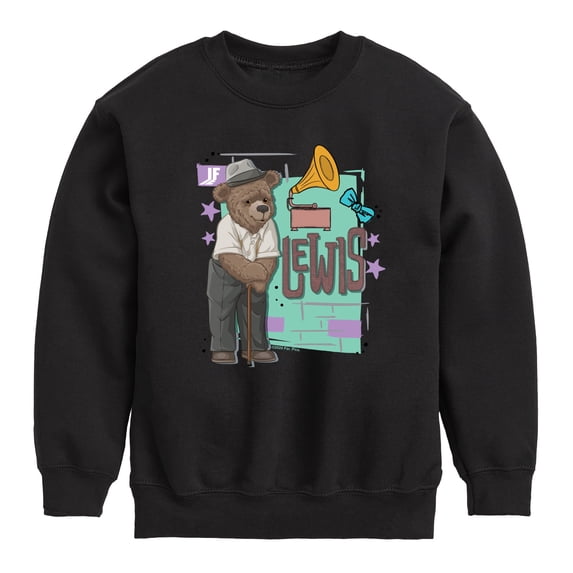 HYBRID APPAREL - Lewis Poster Boys' Graphic Long Sleeve Fleece Sweatshirt
