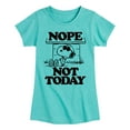 thumbnail image 1 of HYBRID APPAREL - Peanuts - Joe Cool Nope Not Today - Toddler & Youth Girls Short Sleeve Graphic T-Shirt, 1 of 4