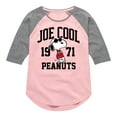 thumbnail image 1 of HYBRID APPAREL - Peanuts - Joe Cool Peanuts - Toddler & Youth Girls Raglan Graphic T-Shirt, 1 of 4