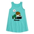 thumbnail image 1 of HYBRID APPAREL - Peanuts - Peppermint Patty Mood - Toddler & Youth Girls A-line Dress, 1 of 4