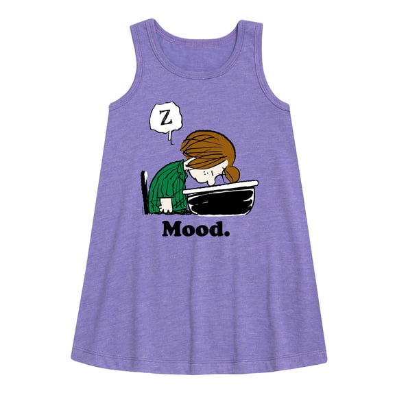 HYBRID APPAREL - Peanuts - Peppermint Patty Mood - Toddler & Youth Girls A-line Dress