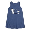 thumbnail image 1 of HYBRID APPAREL - Peanuts - Rerun And Snoopy Bubbles - Toddler & Youth Girls A-line Dress, 1 of 5
