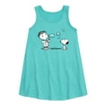 thumbnail image 1 of HYBRID APPAREL - Peanuts - Rerun And Snoopy Bubbles - Toddler & Youth Girls A-line Dress, 1 of 4