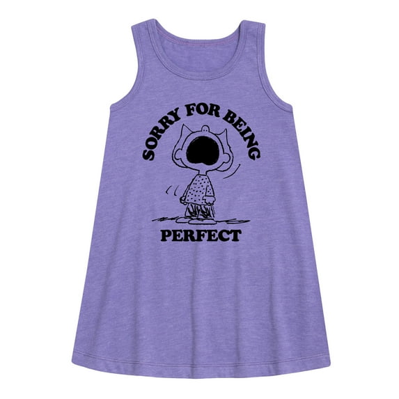 HYBRID APPAREL - Peanuts - Sally Perfect - Toddler & Youth Girls A-line Dress