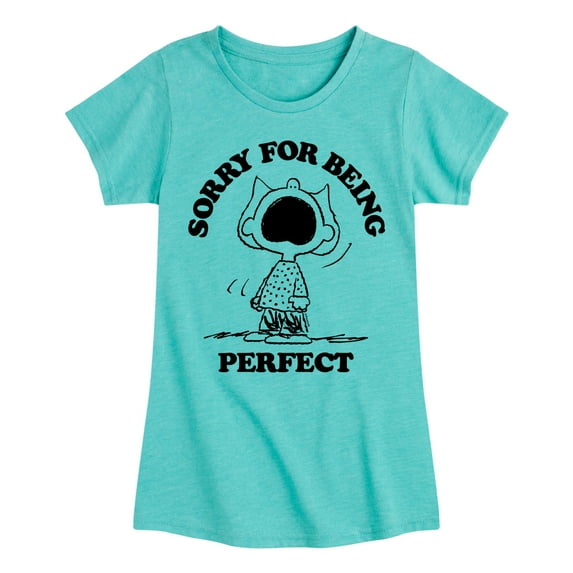 HYBRID APPAREL - Peanuts - Sally Perfect - Toddler & Youth Girls Short Sleeve Graphic T-Shirt