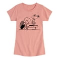 thumbnail image 1 of HYBRID APPAREL - Peanuts - Schroeder Snoopy - Toddler & Youth Girls Short Sleeve Graphic T-Shirt, 1 of 5