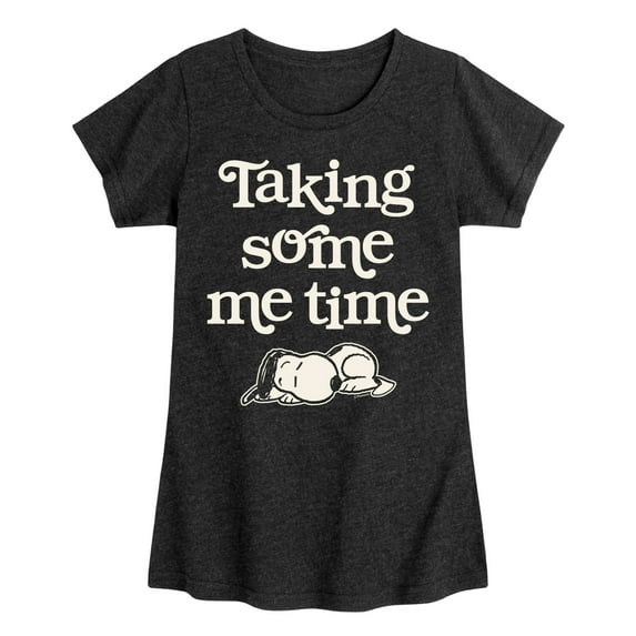 HYBRID APPAREL - Peanuts - Taking Some Me Time - Toddler & Youth Girls Short Sleeve Graphic T-Shirt