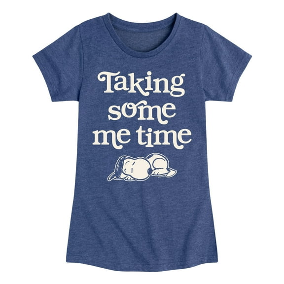 HYBRID APPAREL - Peanuts - Taking Some Me Time - Toddler & Youth Girls Short Sleeve Graphic T-Shirt