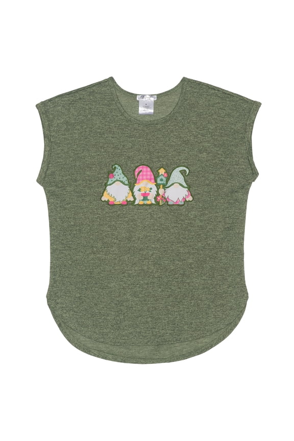 - Spring Gnomes Short Sleeve Graphic T-Shirt