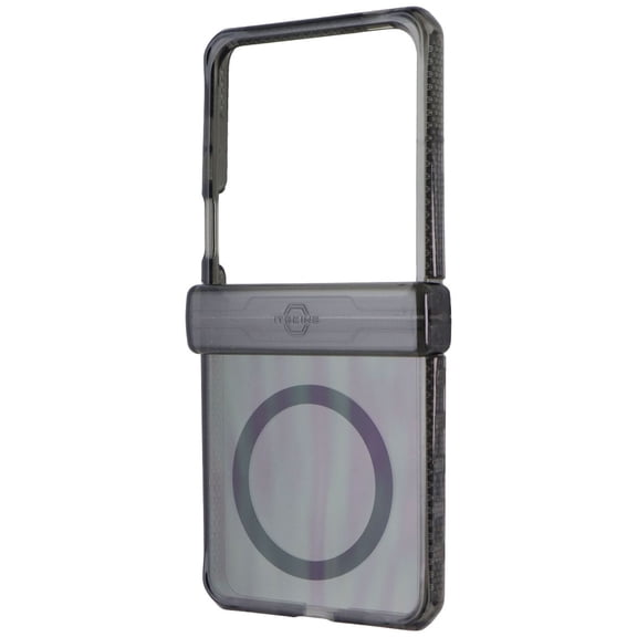 ITSKINS Hybrid R Clear Hinge Magnetic Case for Samsung Galaxy Z Flip7 - Smoke