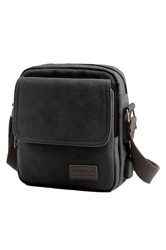 Mens Crossbody Bag,Man Purse Side Bag over the Shoulder Bag for Men Women Small Canvas Messenger Bag for Phone Passport