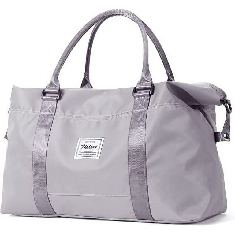 HYC00 Travel Duffel Bag,Sports Tote Gym Bag,Shoulder Weekender Overnight Bag for Women, Adult Unisex, Size: Large, Gray