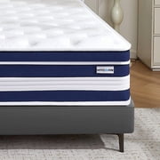 HYCEAN Full Size Mattress, 12 Inch Hybrid Memory Foam Full Mattress in a Box, Pressure Relief, Medium Firm, CertiPUR-US