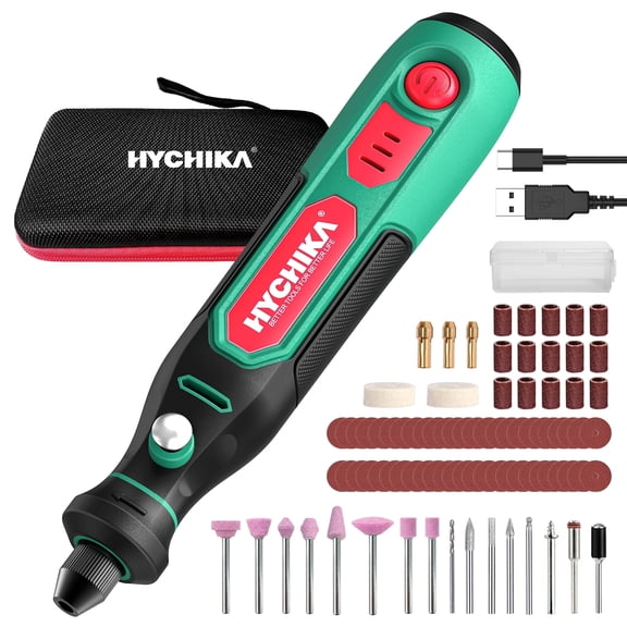 HYCHIKA 3.6V Mini Cordless Rotary Tool Kit,3-Speed with 89 Pcs & Usb-C Charging, for Diy Engraving, Polishing, Crafts and Models