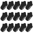 thumbnail image 1 of HYCLES 15 Pairs Toddler Socks, Kids Grip Socks for 6-12 Month 1-7 Years Non Slip Ankle Sock for Baby Boys Girls, 1 of 7