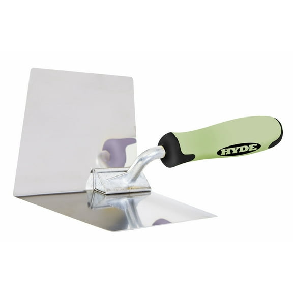 HYDE 09410 Inside Corner Tool, 4 in W Stainless Steel Blade, 5 in Hardwood Handle