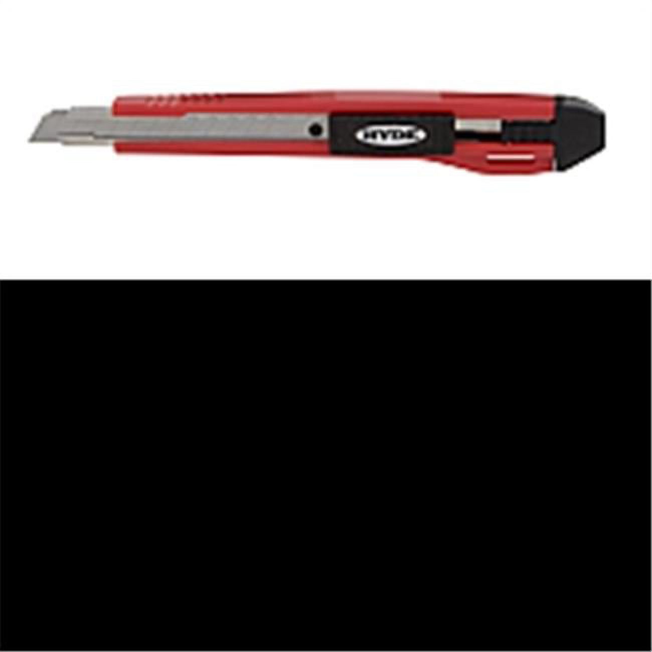 HYDE 42045 Utility Knife, 9 mm W Blade, Stainless Steel Blade, Blue