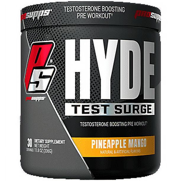 HYDE Test Surge Testosterone Boosting PreWorkout Pineapple Mango (30