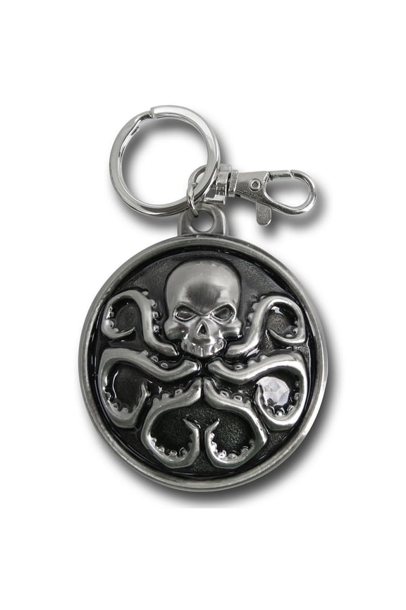 Logo Pewter Keychain
