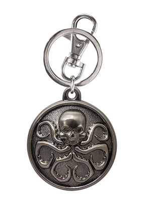 Inc. Marvel Hydra Pewter Key Ring