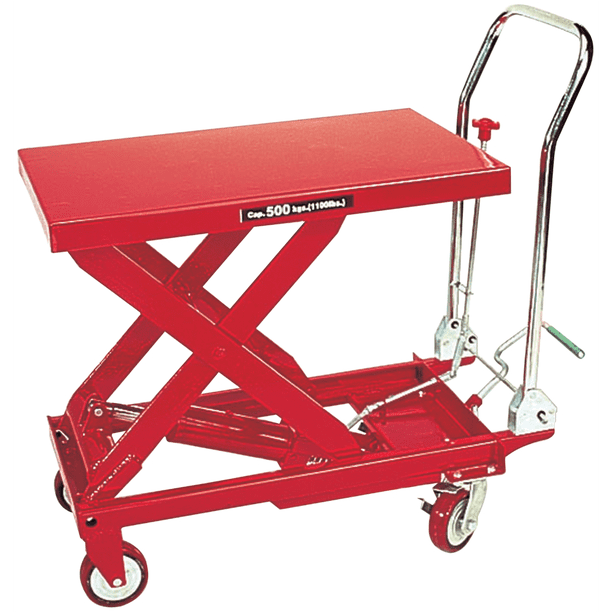American & Foundry AFF Table Lift Cart Hydraulic 1,100 Lbs