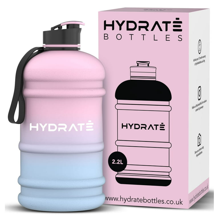 Hydrate XL Jug Half Gallon Water Bottle - BPA Free, Flip Cap, Ideal for Gym - Color