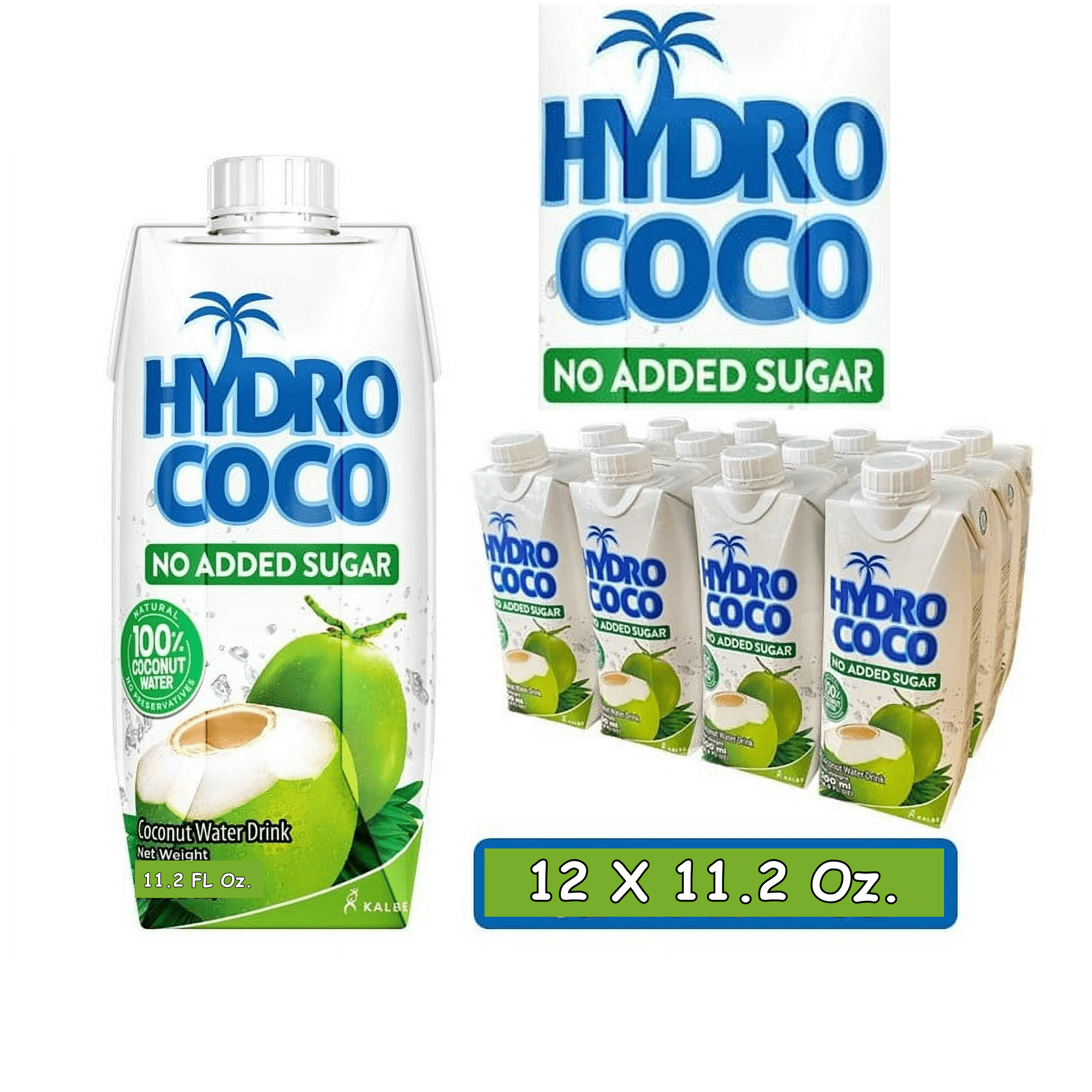 HYDRO COCO 100 Coconut Water NO ADDED SUGAR NO Preservative Fat free