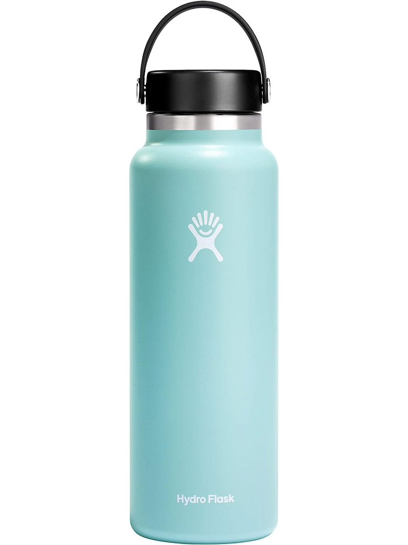 Hydro Flask, Wide Mouth Water Bottle, 40oz, Stainless Steel