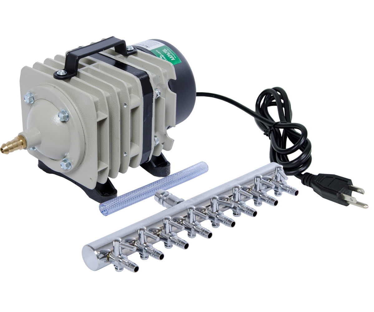 Hydrofarm Active Aqua 1100 GPH 8-Outlet Commercial Air Pump