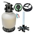 thumbnail image 1 of HYDROTOOLS BY SWIMLINE 16 Inch Sand Filter Combo Set With Stand & Multi Port Valve | 100 Pound Sand Capacity, 1 of 7