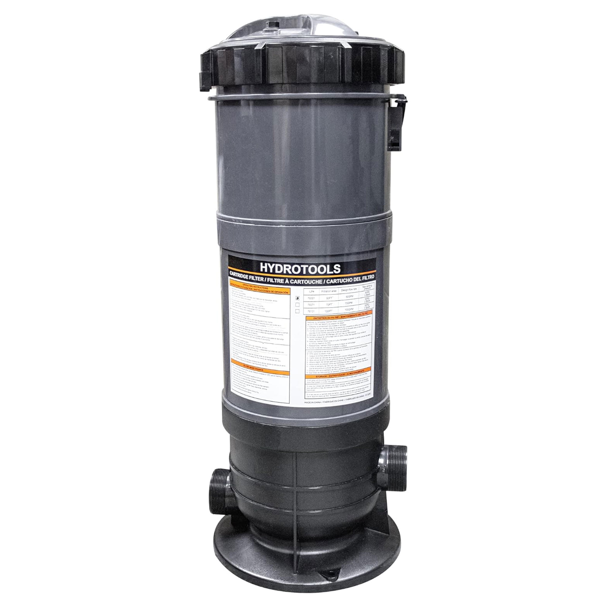 HYDROTOOLS BY SWIMLINE SureFlo Cartridge Pool Filter TANK & ELEMENT ONLY For Above Ground Pools