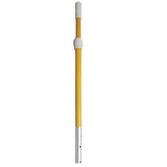 HYDROTOOLS By SWIMLINE 8375 2-Piece Professional Grade Fiberglass Telescopic Pole 8 To 16 Feet Adjustable Telepole Swimming Pool Cleaning Skimmer Nets Vacuum Heads & Brushes W/ Strong Grip & Lock