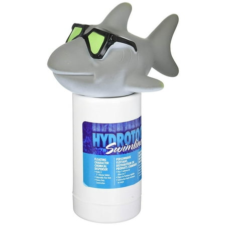 HYDROTOOLS BY SWIMLINE 87271 Shark Large Capacity Pool & Spa Chemical Dispenser | Compatible With Bromine & Chlorine Supports 1-3’’ Tablets | Adjustable For Customizable Flow Rate | Cost Effective