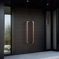 thumbnail image 1 of HYDROWARE Modern Contemporary Long Stainless Steel Push Pull Door Handle for Home Entrance Glass Shower Wooden Barn & Office Store Shop Doors - Copper - 48 Inches, 1 of 5