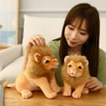 thumbnail image 1 of HYDa 23/28cm Lion Plush Toy Fully Filled Lovely Soft Animal Doll Sofa Decor Accompany Toy Photography Props Stuffed Wild Animal Simulation Lion Doll Ornament Kids Toy Gift, 1 of 8