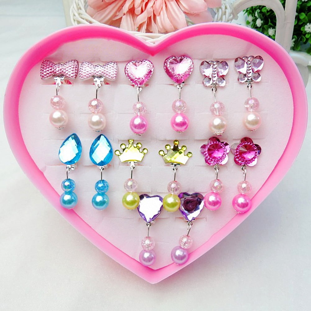 Crystal Charms Mix, 20pc Pink & Green Pearl Dangles