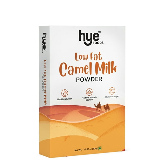 HYE FOODS Low Fat Camel Milk Powder | 17.60 Oz (500gms)