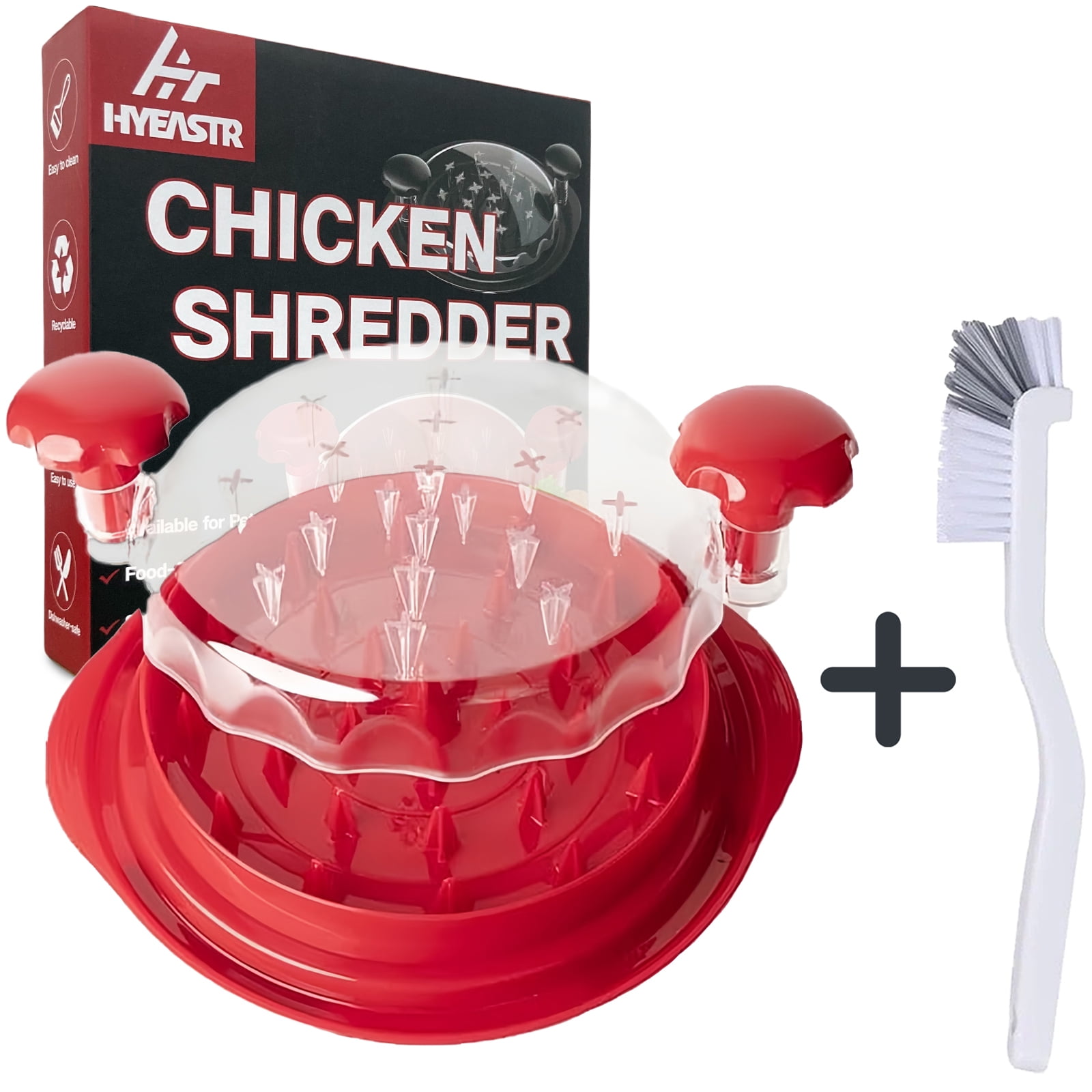 HYEASTR Chicken Shredder Meat Shredding Tool Pulled Pork Beef Fish