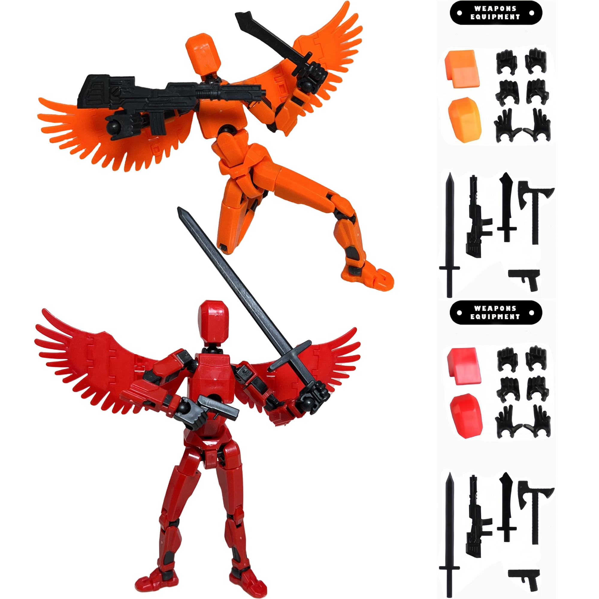 T13 Figure Set & Titan 13 Toys 5 Pack(3d Printed Angola