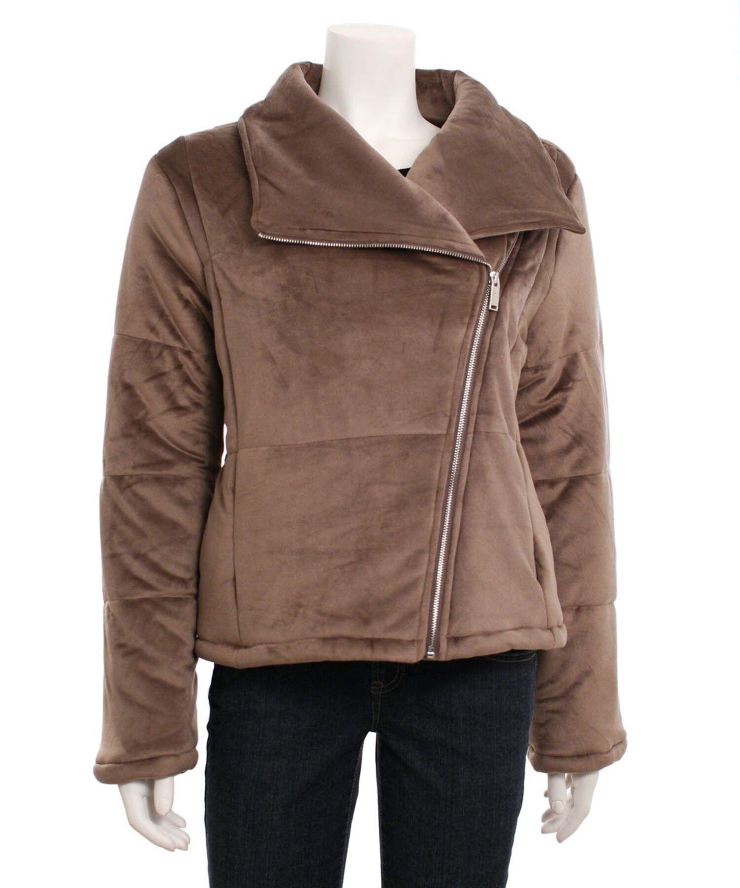 black shawl collar belted puffer coat