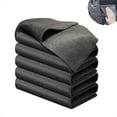 thumbnail image 1 of HYG 5 Pcs Highly Absorbent Cleaning Cloth Thickened Microfiber Fiber Cloth Reuseable Streak Free Rags Multipurpose Non Scratch Dishcloth for Home Kitchen Car Window Glass (Gray 12"×16"), 1 of 6