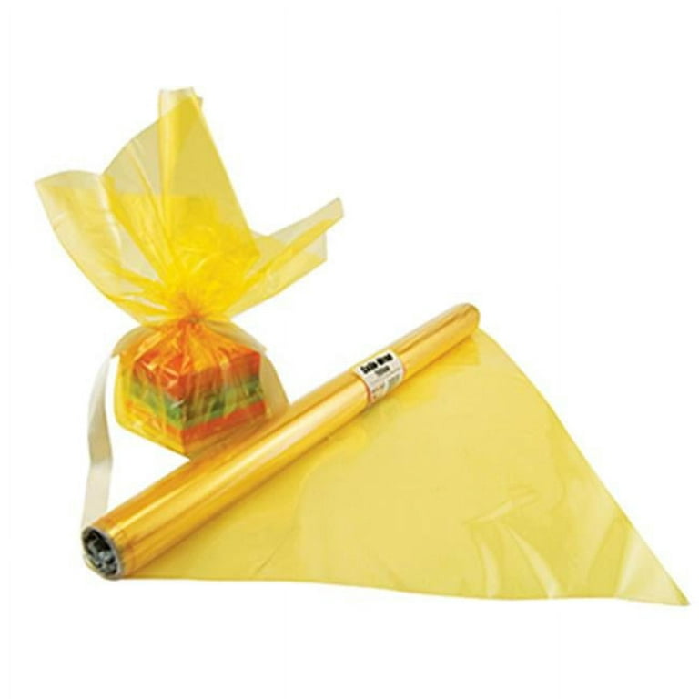 JAM Paper Yellow Gift Wrap Paper, 25 sq ft.